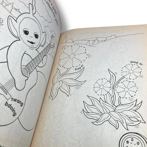 The Teletubbies Vintage Unused Coloring Activity Books - Lot of 4 - Picture 8 of 9